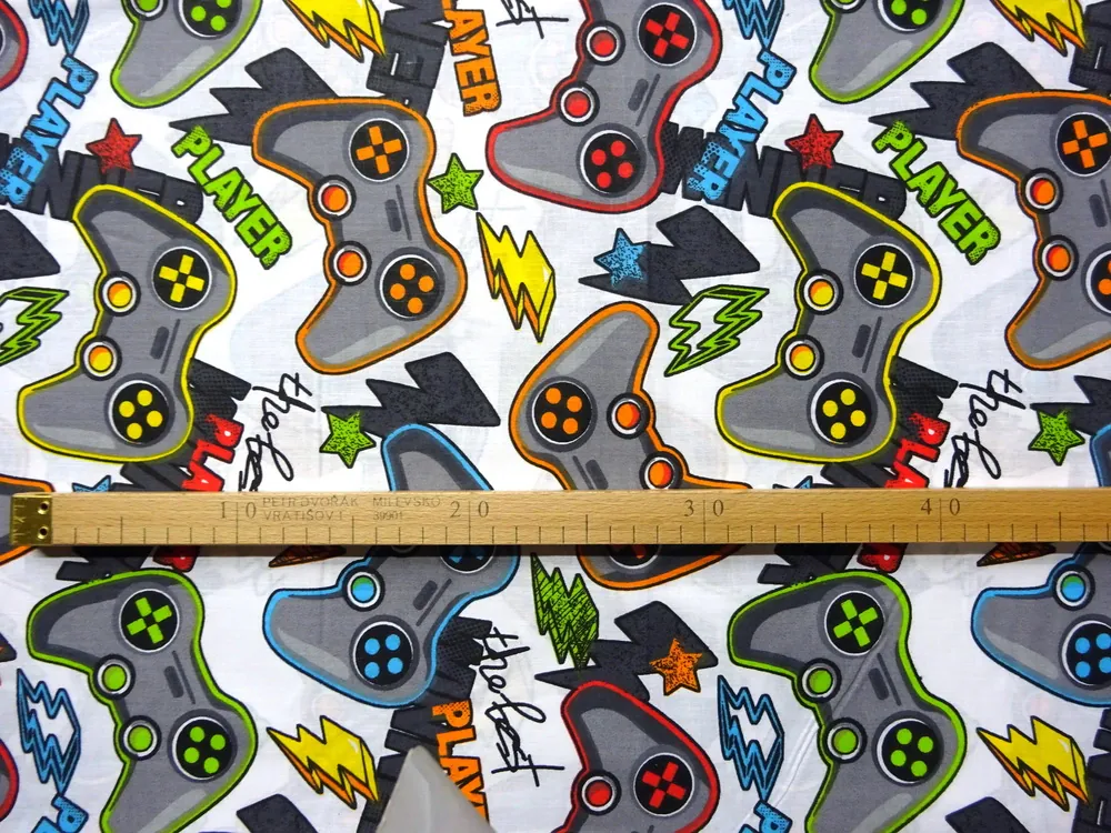 Bavlna biela "joystick" 