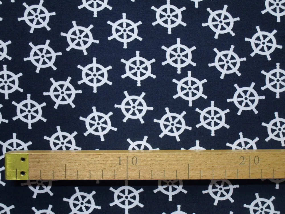 Úplet tmavomodrý "biele kormidlo"