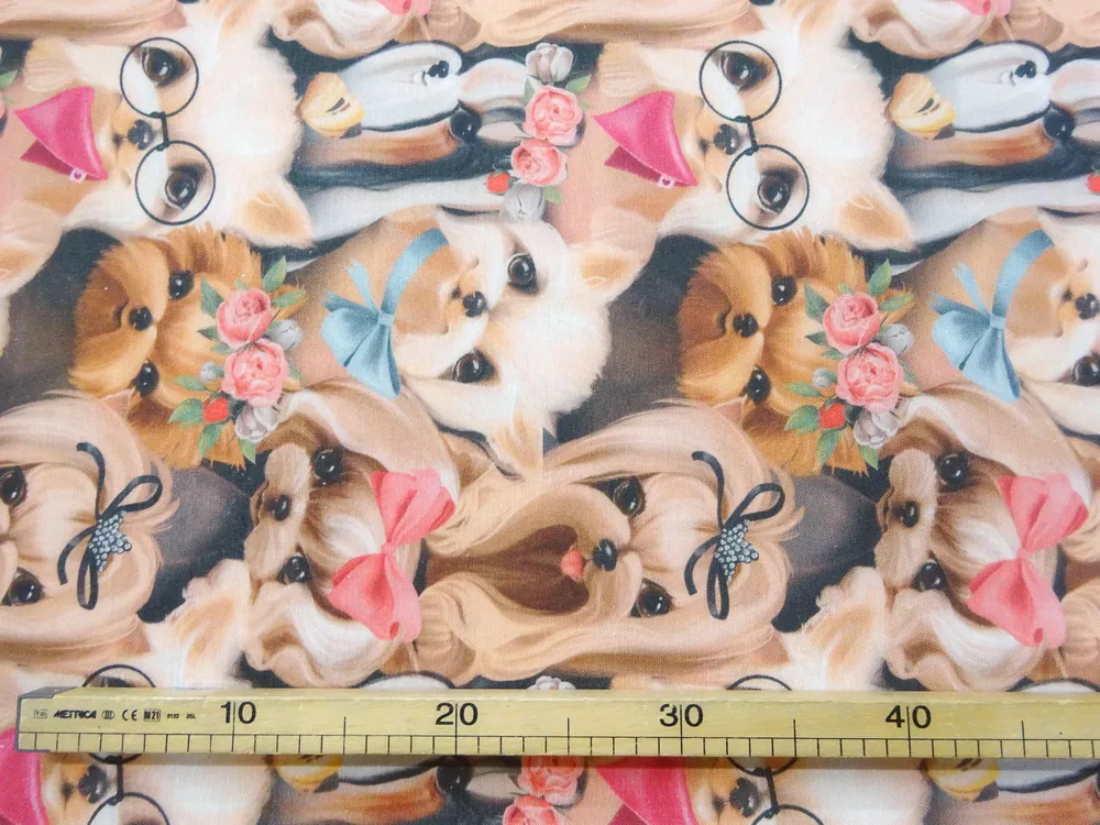 Poťahovka hnedo-čierna "psík" 