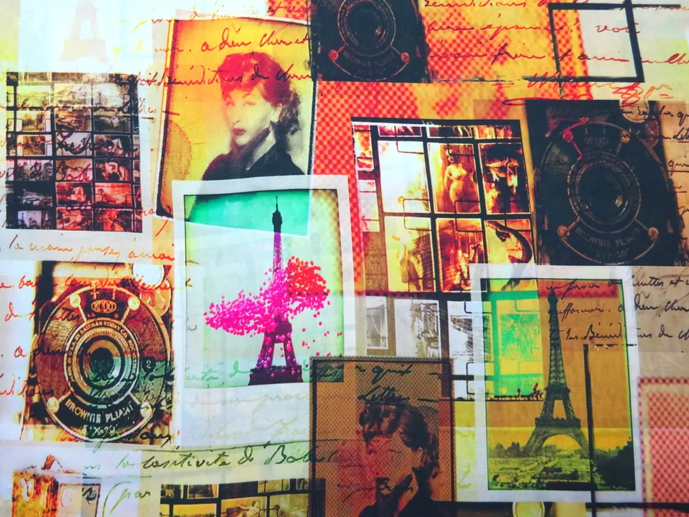 Satén Silky farebný "fotografie" 