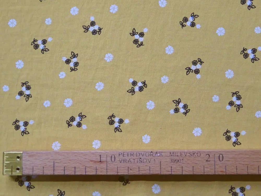 Šatovka horčicová "biele a čierne kvety" 