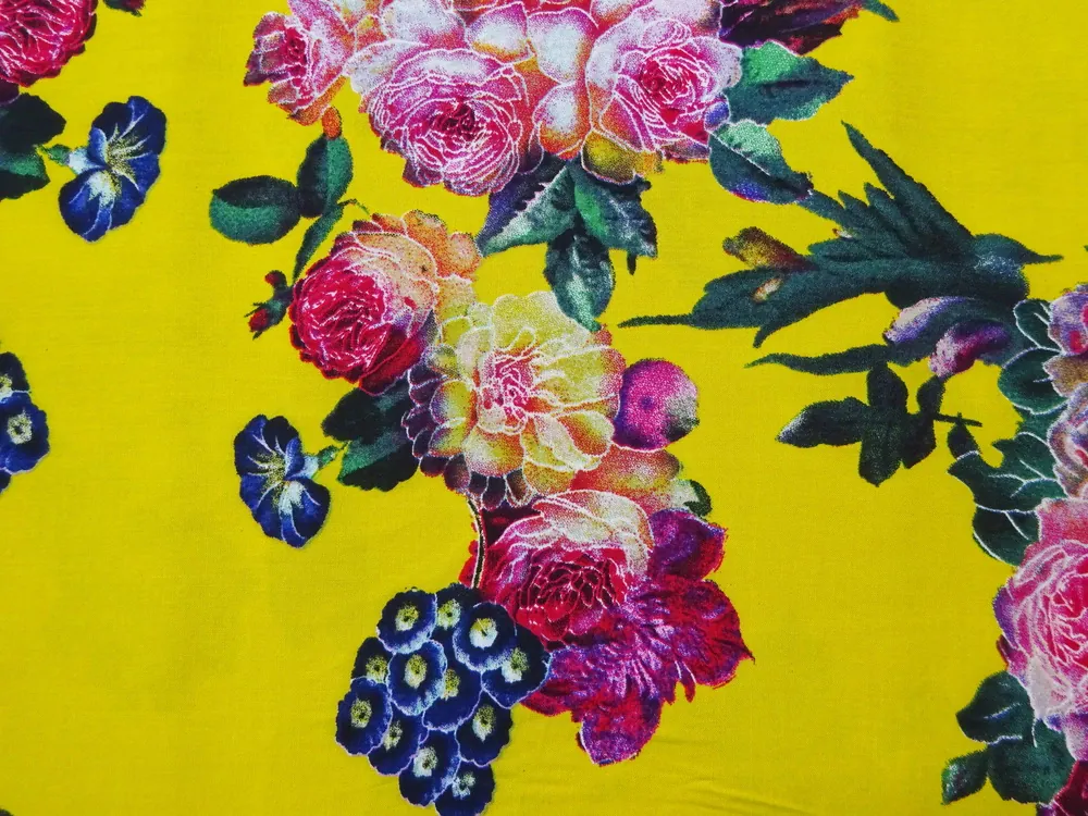 Šatovka žlto-okrová "kvety"