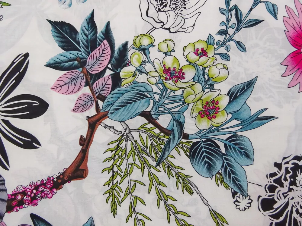 Šatovka biela "farebné kvety"