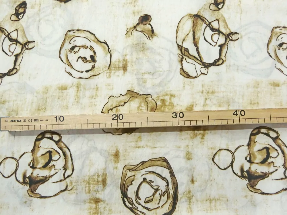 Šatovka maslová "hnedé obrazce" - zbytok 