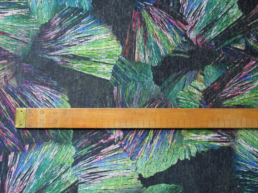 Svetrovina Teresita zeleno-čierna "farebný vzor" 