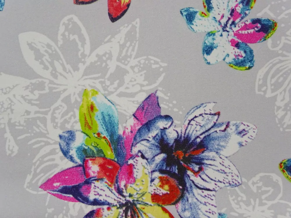 Šatovka sivá "biely a farebný kvet" 