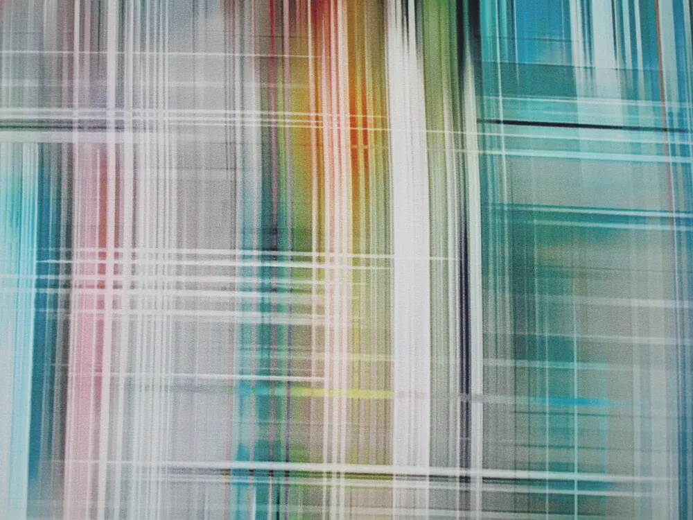 Hodváb farebný "káro" 