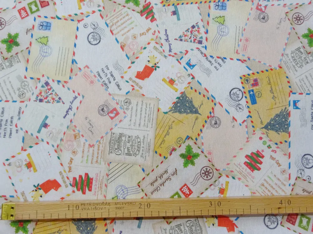 Poťahovka "vianočná korešpondencia" 