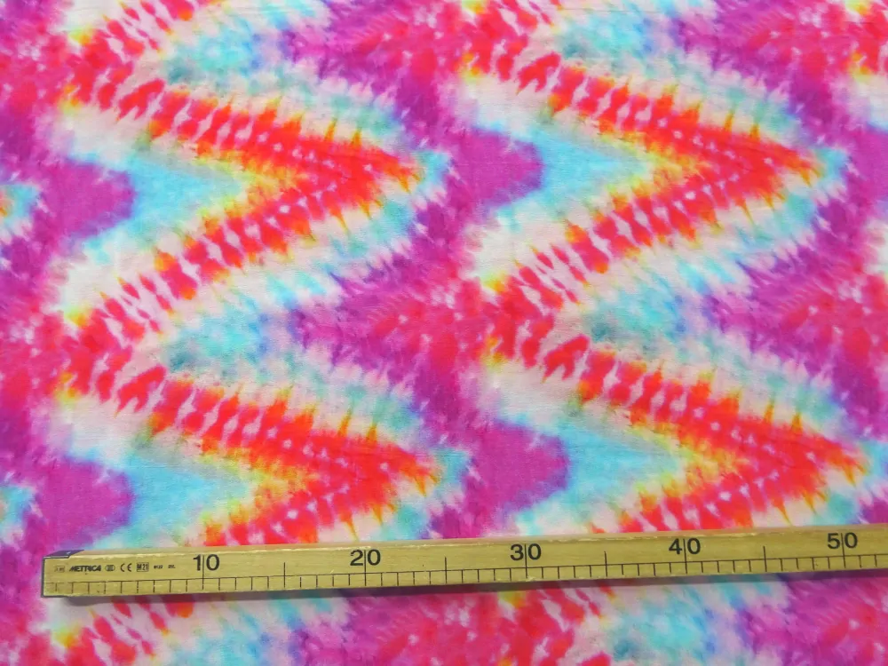 Šatovka farebná "cik-cak" 