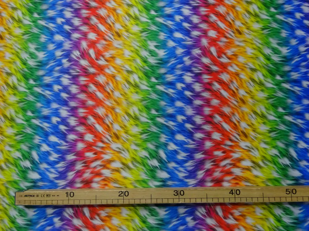 Úplet farebný "kožušina" - talianska kolekcia 