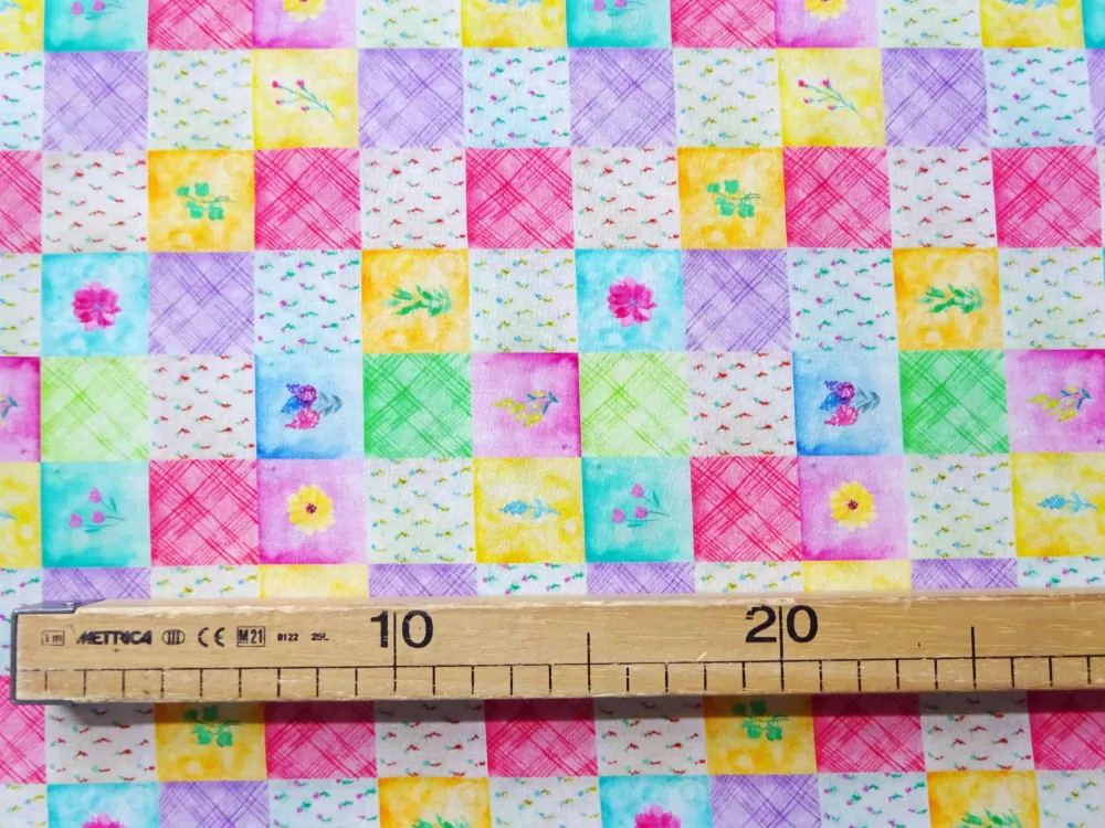 Bavlna farebná "patchwork" - Francúzsko 