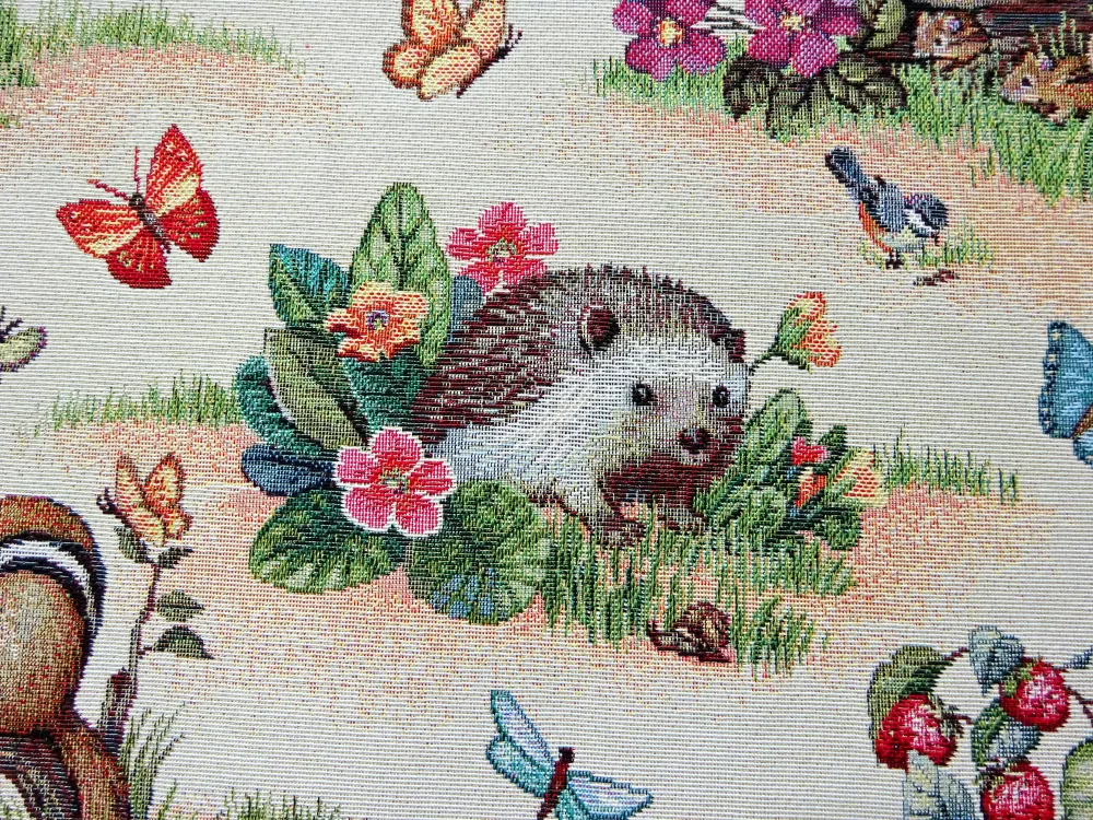 Gobelín prírodný "lesné zvieratká" 