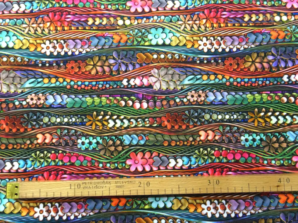 Kočíkovina farebná "rôzne vzory" 