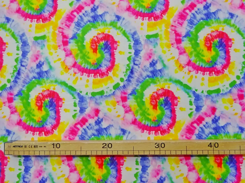 Šatovka biela "farebná špirála" 