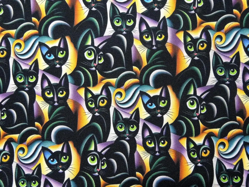 Kočíkovina žlto-fialová "čierna mačička" 