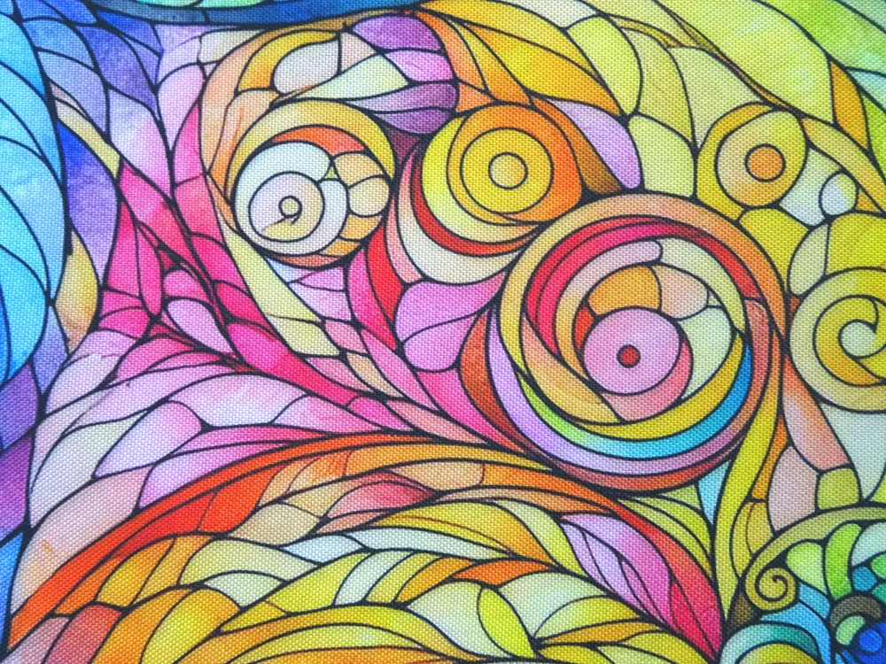 Kočíkovina farebná "vzorovaná" 