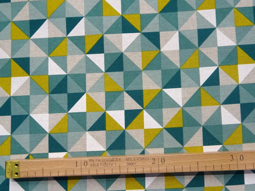 Poťahovka farebná "geometrický vzor" 