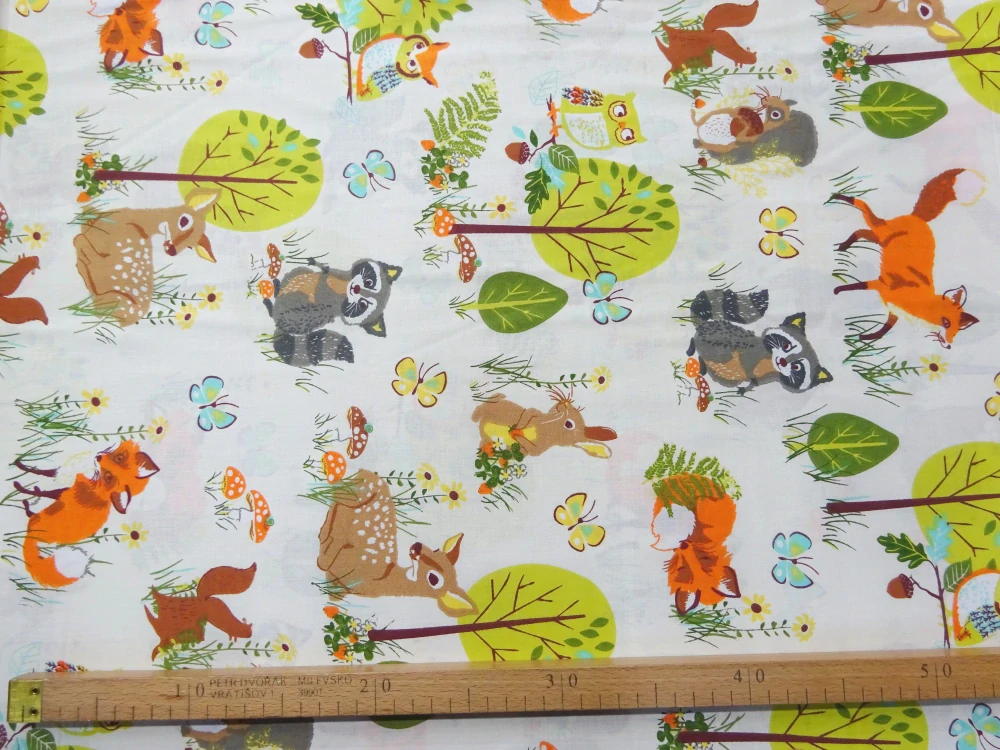 Bavlna maslová "zvieratká" 