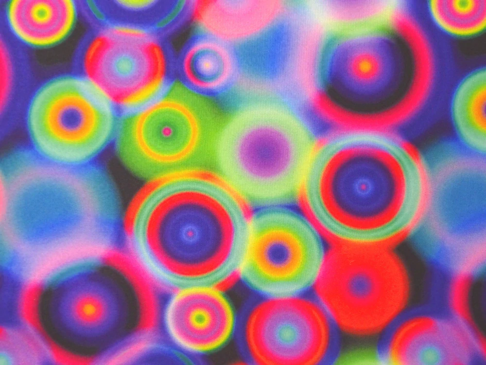 Softshell farebný "kruhy" 