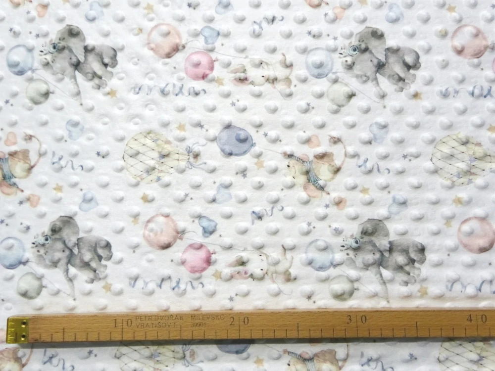 Minky smotanové "zvieratká, balóniky" 