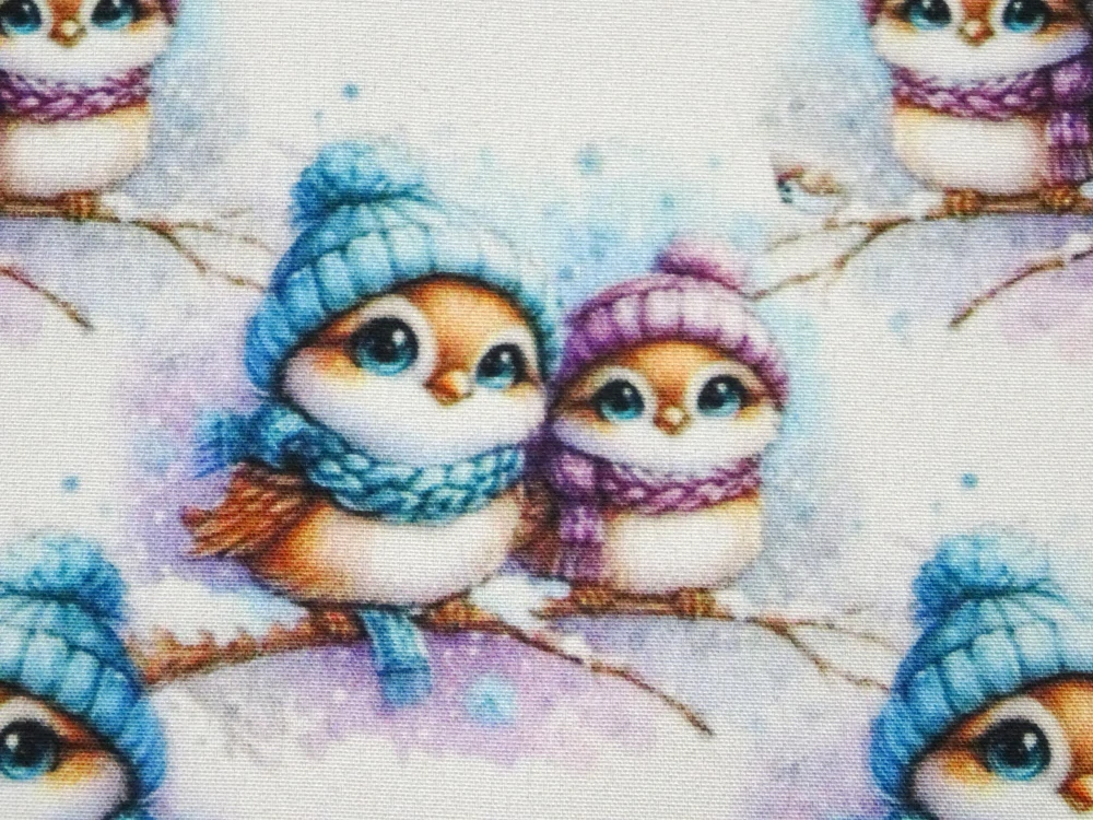 Softshell biely "sovičky" 