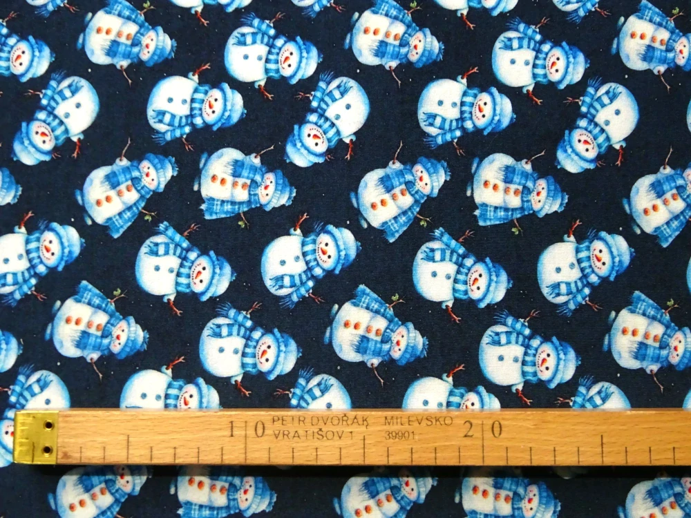 Teplákovina tmavomodrá "snehuliak" 