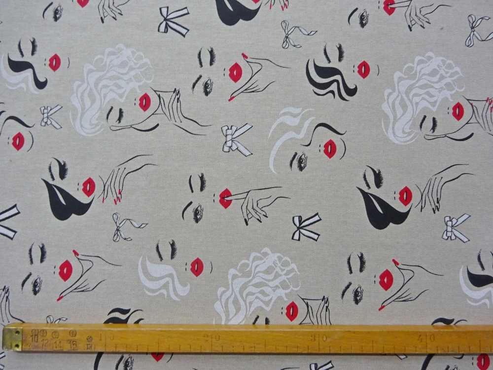 Poťahovka prírodná "tváre" 