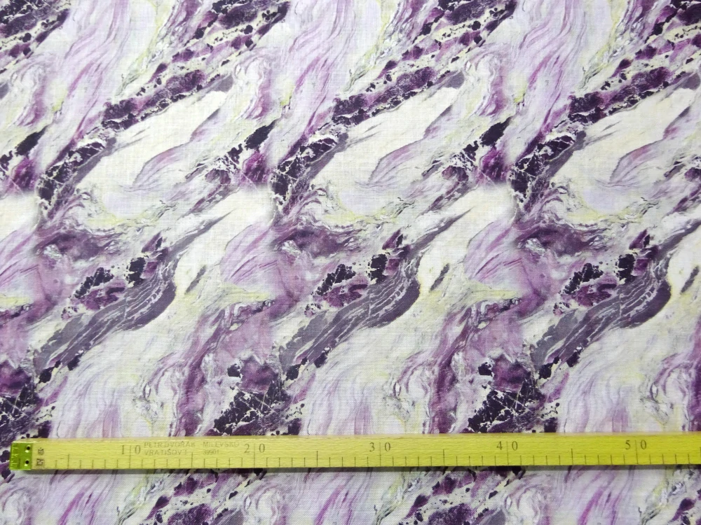 Ľan fialový "mramor" 