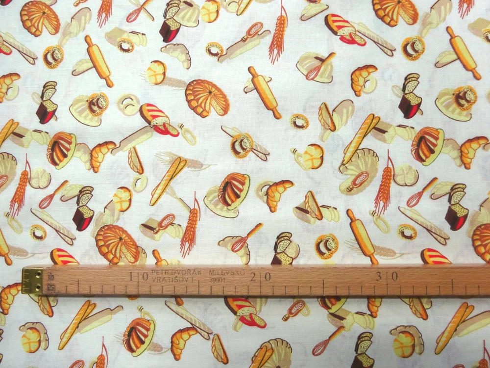 Bavlna maslová "pečivo" 