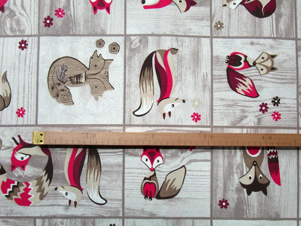 Poťahovka béžovo-hnedá "líšky"