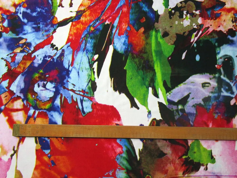 Úplet biely "farebné vzory"