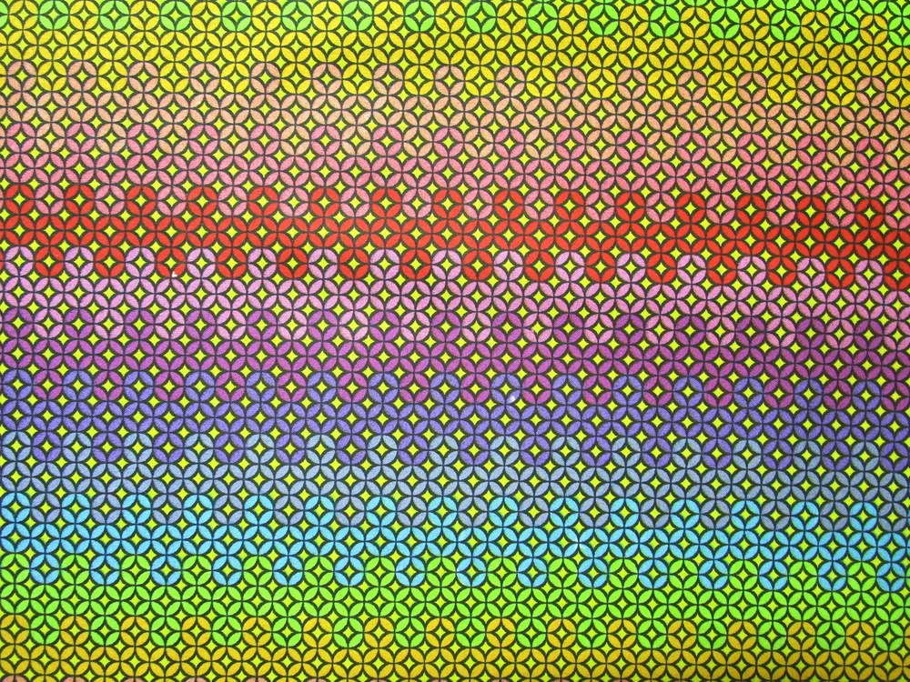 Bavlna farebná "kruhy" 