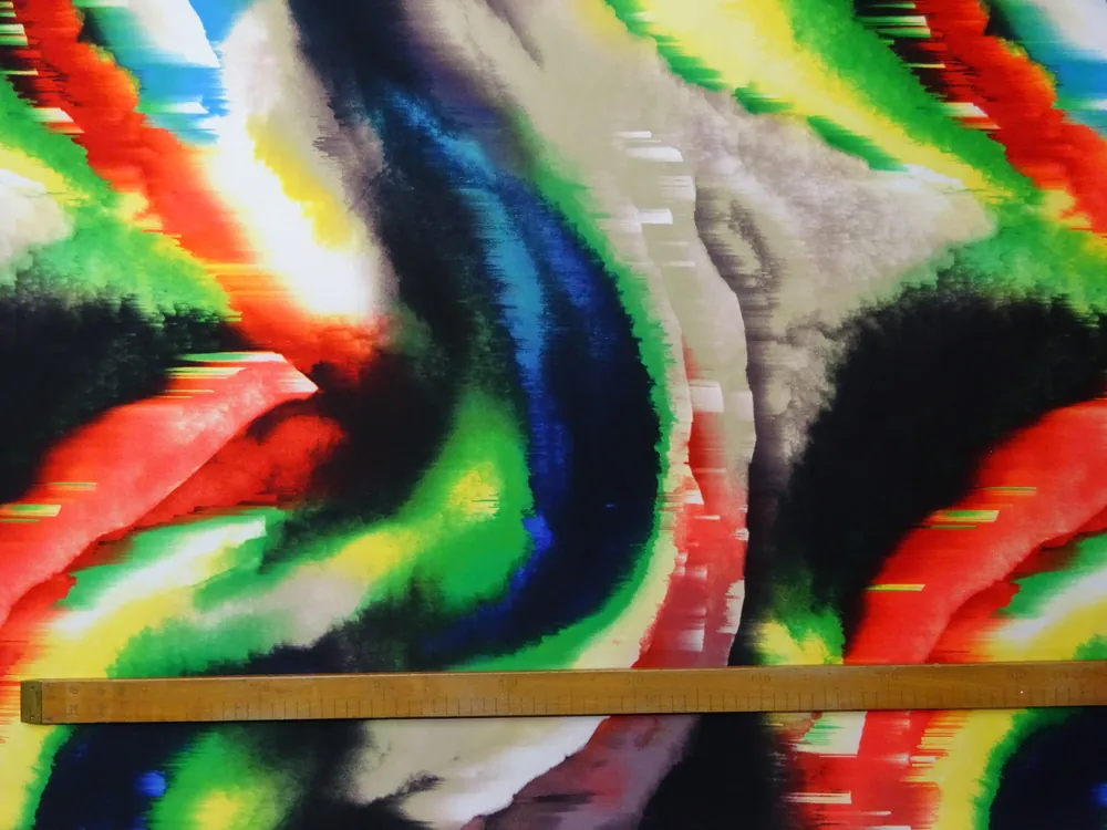 Úplet farebný "abstraktný motív" 