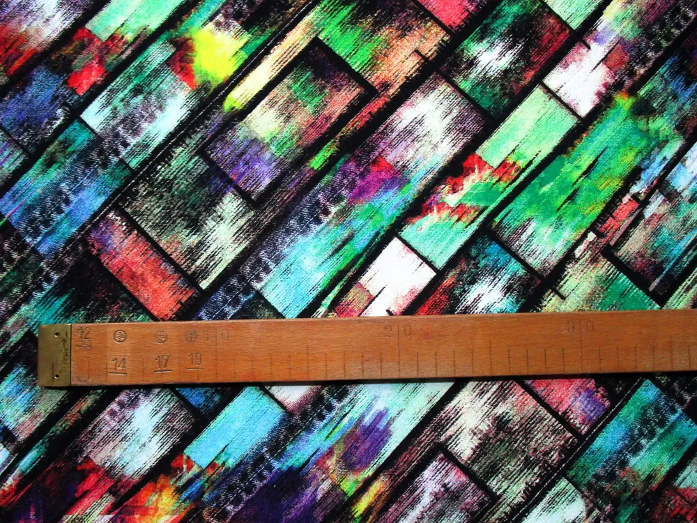 Úplet farebný "geometrický vzor" 