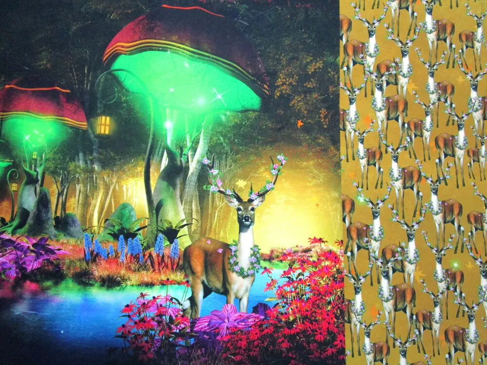 Úplet farebný "jeleň" - raport 