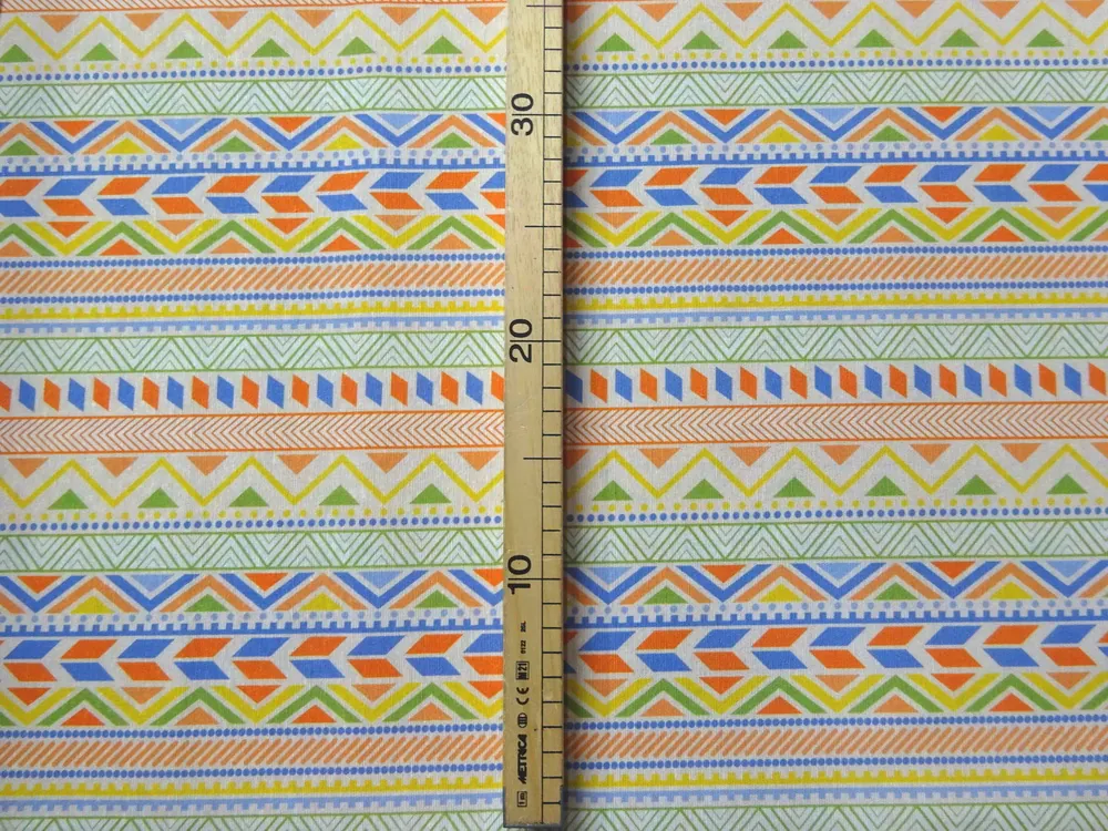 Poťahovka smotanová "geometrický motív" 