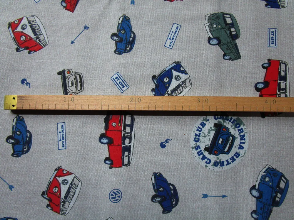 Poťahovka sivá "RETRO CARS CLUB" 