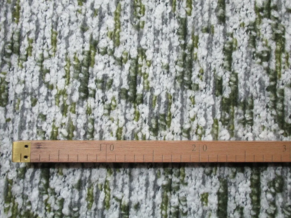 Kabátovina "bielo - sivo - zelená" 