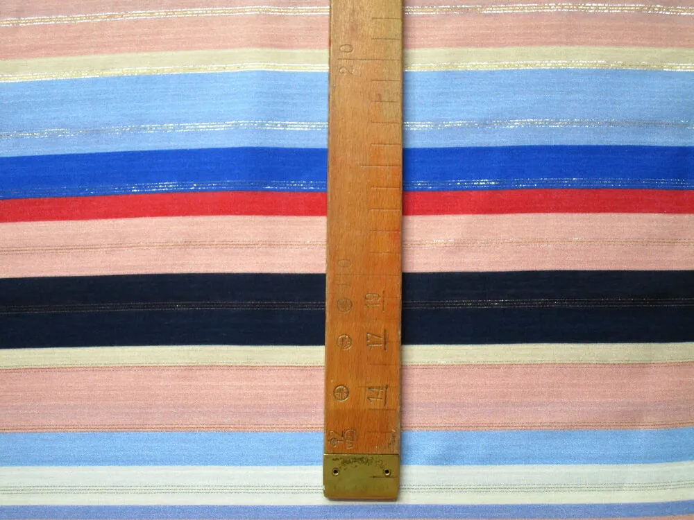 Šatovka farebná "strieborný a zlatý pásik"