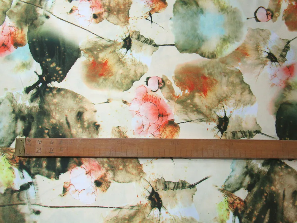 Šatovka svetložltá "abstraktný vzor" 