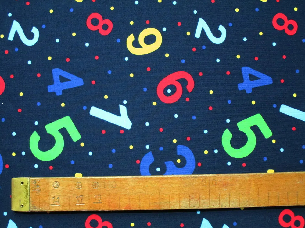 Úplet tmavomodrý "farebné čísla" 