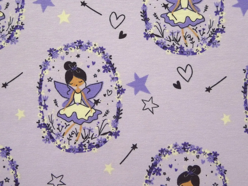 Úplet fialový "víla" 