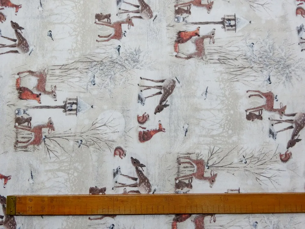 Poťahovka prírodná "lesné zvieratká" 