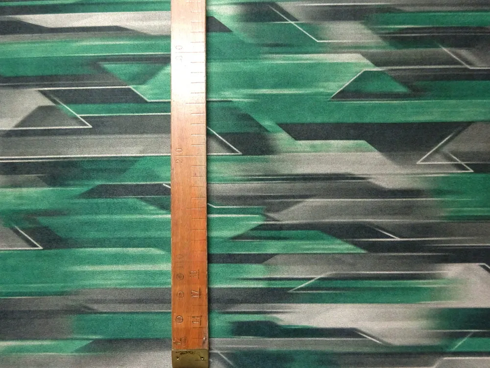 Úplet-imitácia jelenice "zeleno-hnedý" 