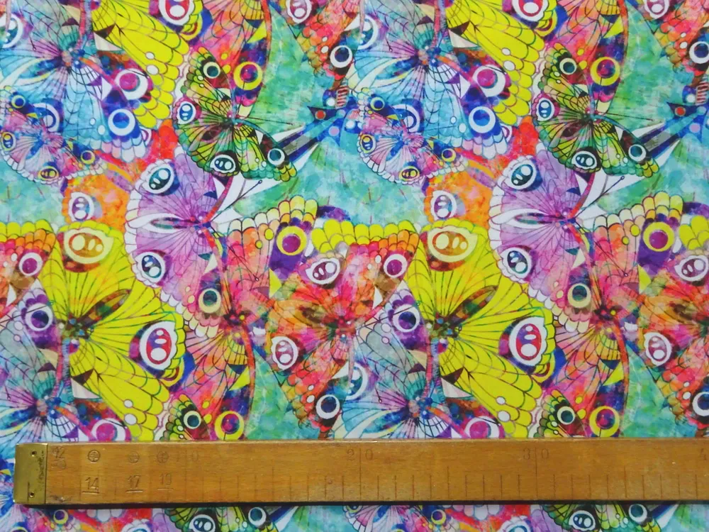 Softshell farebný "motýľ" 