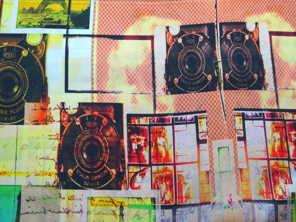 Satén Silky farebný "fotografie" 