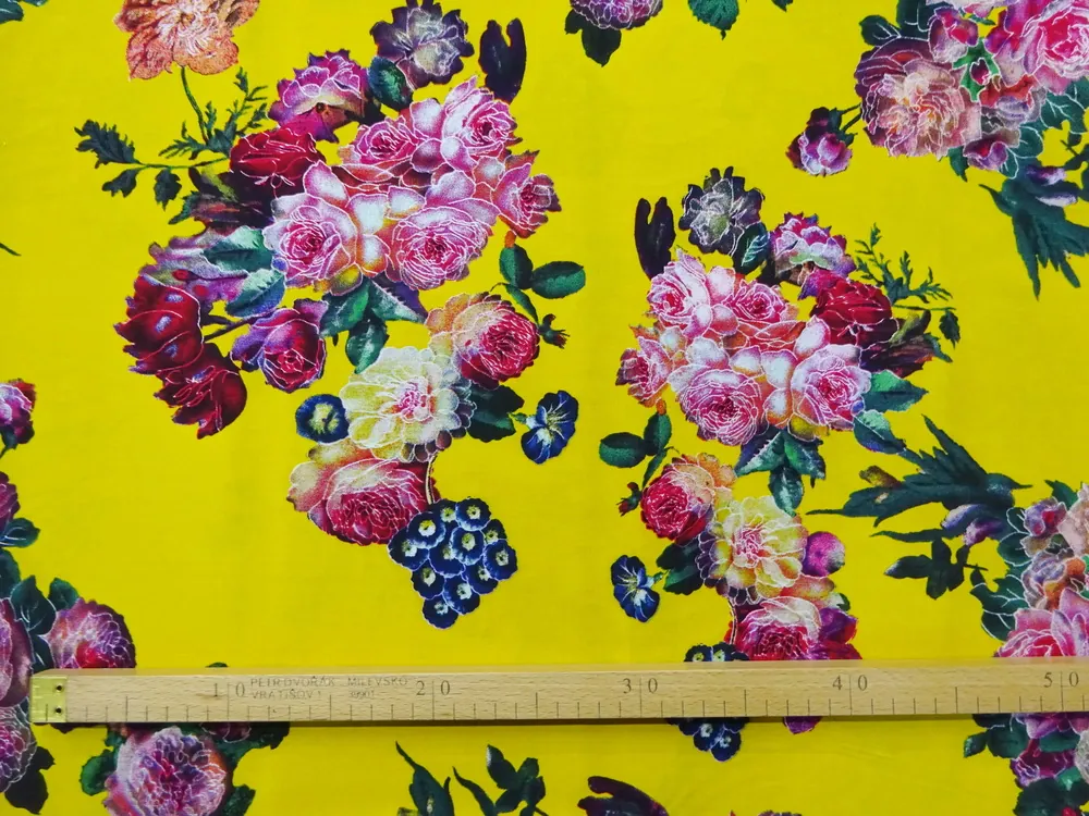 Šatovka žlto-okrová "kvety"