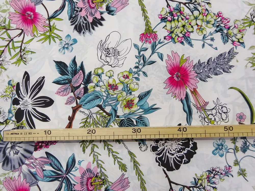 Šatovka biela "farebné kvety"