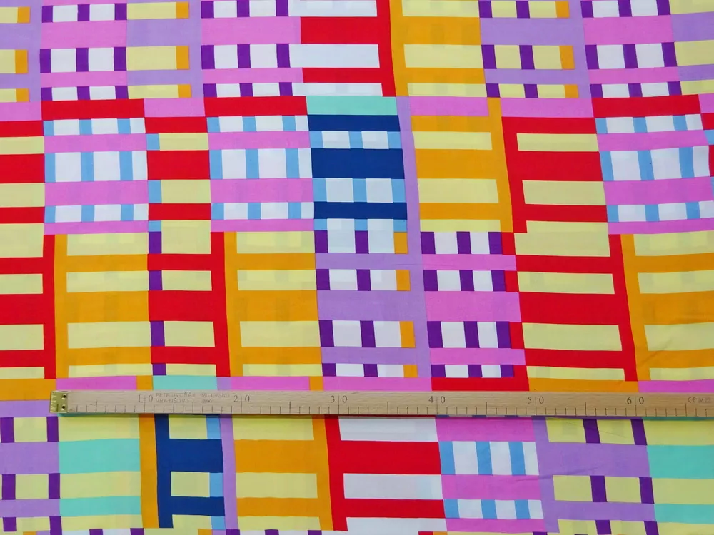 Šatovka farebná "obdĺžniky"