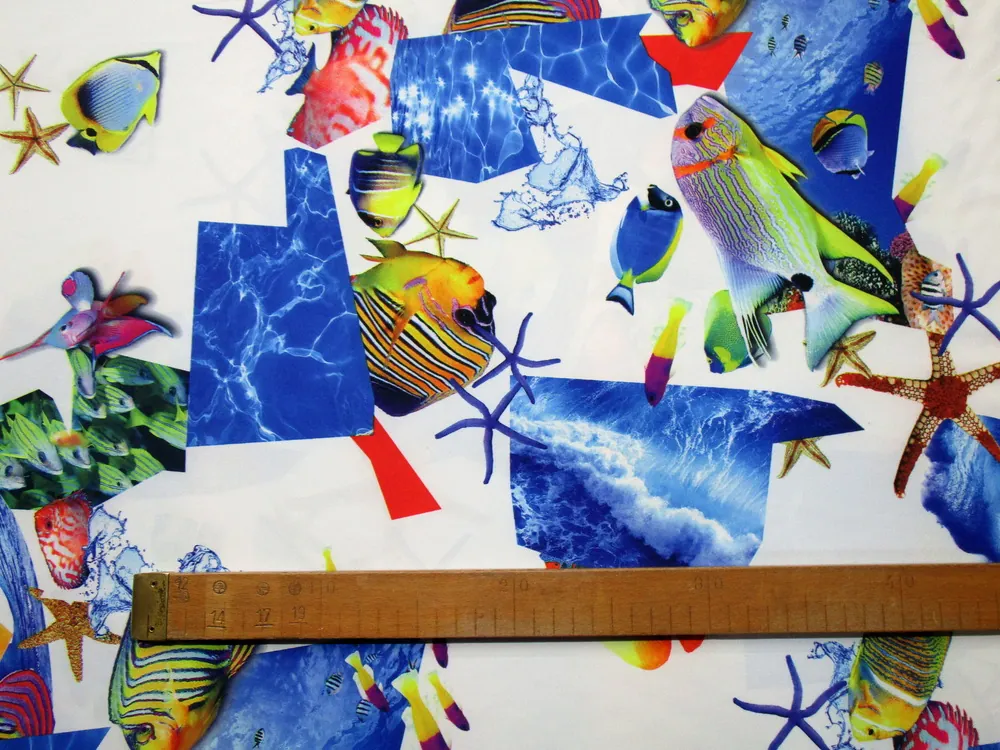 Šatovka biela "morský svet" 